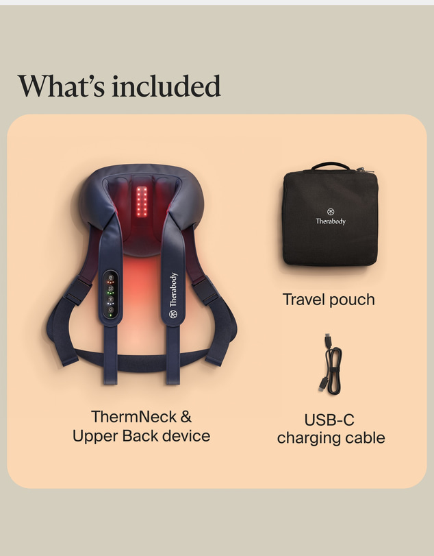 Therabody - Therabody ThermNeck & Upper Back - Heated Massager