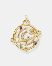 THOMAS SABO - Gold Planetary Ring Pendant with Colourful Stones