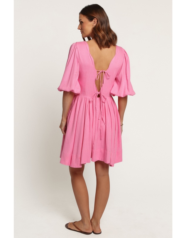 Petal & Pup - Emiko Scallop Mini Dress - Pink
