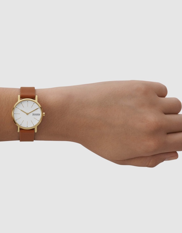 Skagen - Signatur Lille Brown Analogue Watch