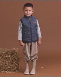 Crywolf - REVERSIBLE YETI VEST Ash Colourblock