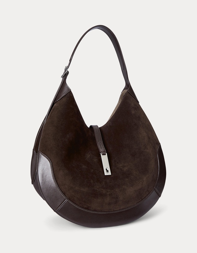 Polo Ralph Lauren - Polo ID Suede Large Shoulder Bag