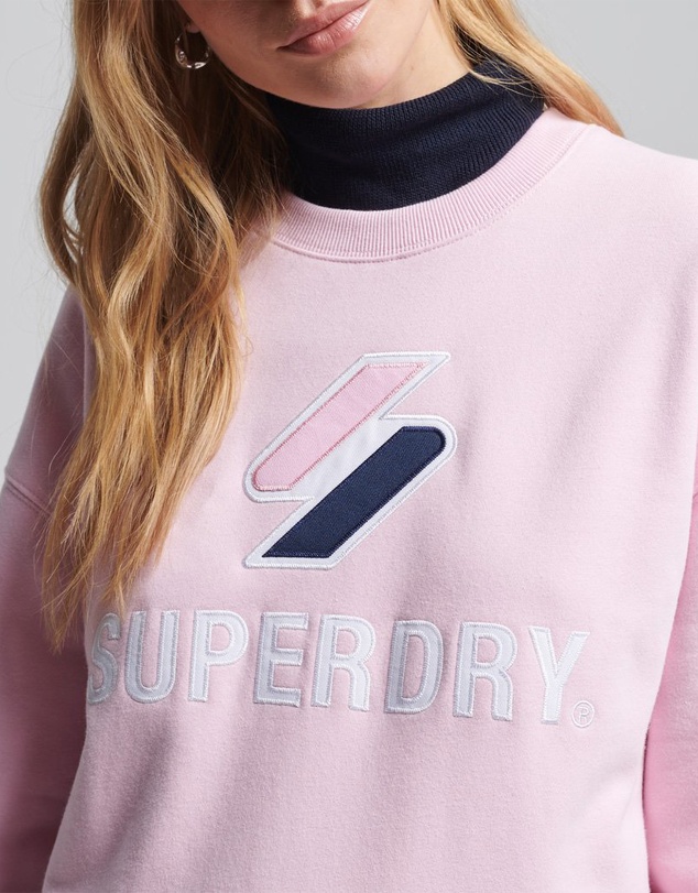Superdry - CODE SL STACKED APQ CREW