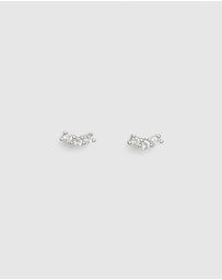 Kirstin Ash - Contour Topaz Studs