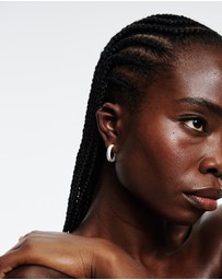 Sunday Stephens - Frosted Hoop Earrings
