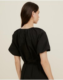 The Fated - Paisley Belted Maxi Dress