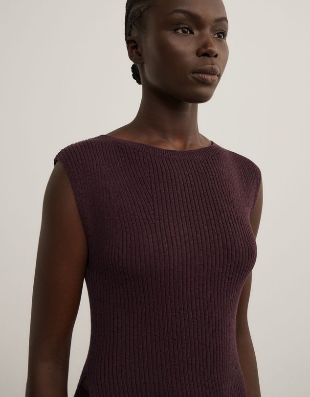 Witchery - Asymmetric Hem Knit Tank