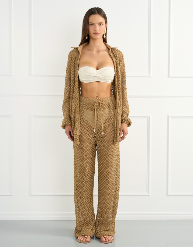 Aqua Blu Australia - Beige Resort Pants