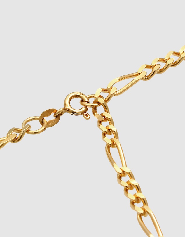 Elli Jewelry - Necklace Y-Chain Basic Minimalist Elegant in 925 Sterling Silver Gold Plated