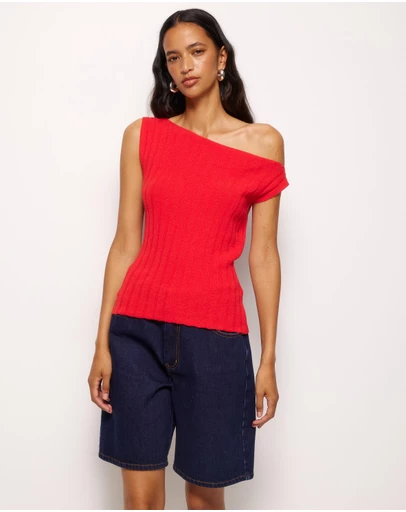 AERE - Ari Textured Knit Top