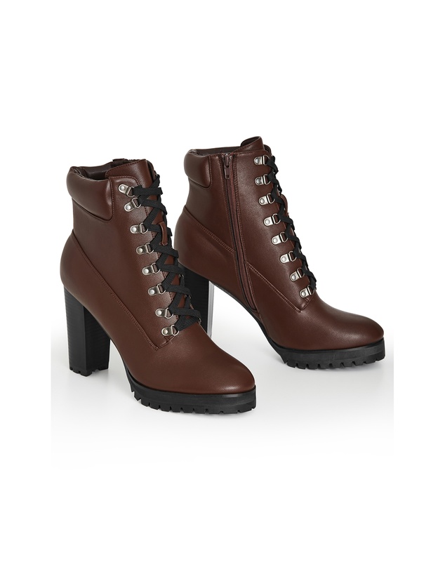 City Chic - WIDE FIT Watson Ankle Boot
