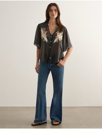 Auguste The Label - Zoe Embroidered Blouse