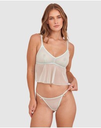 Bras N Things - Soft Spot String - Mint Green