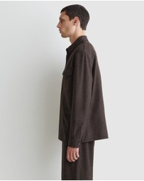 COS - Relaxed Boiled-Wool Overshirt