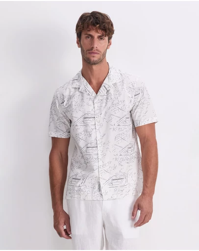 Sportscraft - Rally Short Sleeve Print Shirt