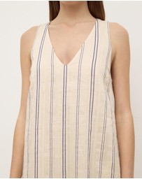 Assembly Label - Ulani Stripe V Neck Maxi Dress