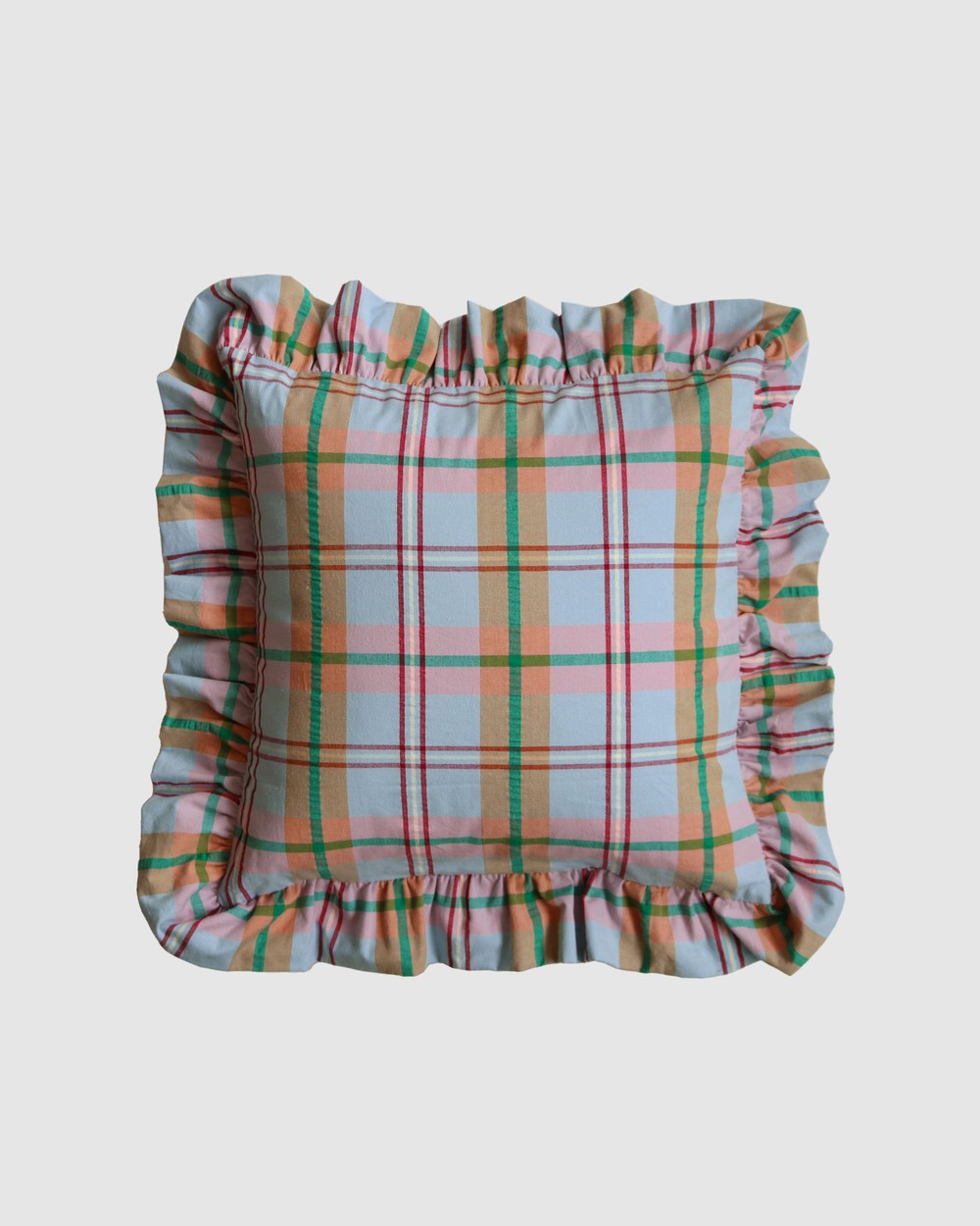 Mosey Me - Confetti Plaid Cushion - Cushions (Blue Multi) Confetti Plaid Cushion