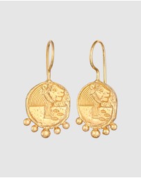 Haze & Glory - ICONIC EXCLUSIVE - Earrings Hanger Maahes 925 Sterling Silver Gold-Plated