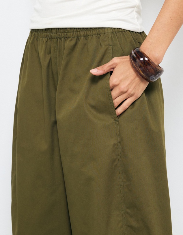 AERE - Organic Cotton Twill Barrel Leg Pants
