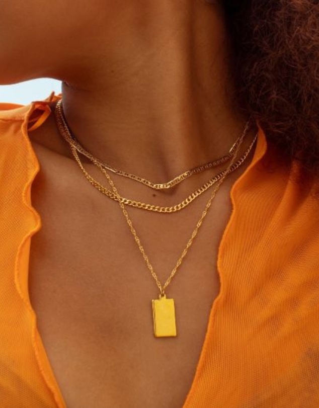 HOUSE OF SLANI - Slim Mar Chain Necklace