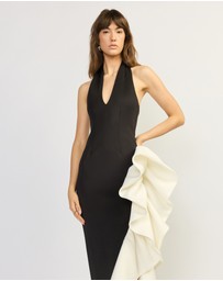 TOJHA - HALIMA CONTRAST MAXI GOWN