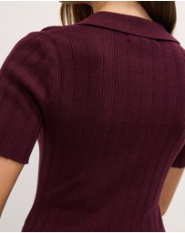The Fated - Miles Collared Knit Top