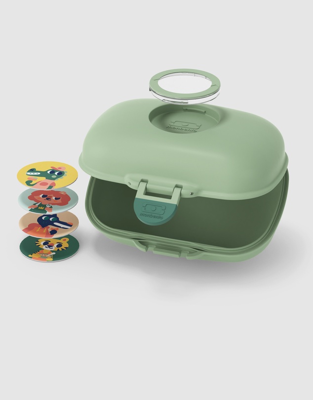 Monbento - Monbento Mb Gram Kids Snack Box - Green Forest