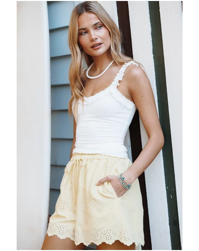 Petal & Pup - Barrie Knit Top - White