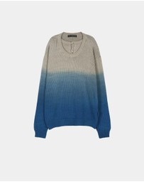 Andersson Bell - Gradient Henry-Neck Sweater