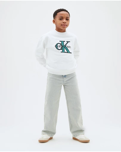 Calvin Klein Jeans - Boys Monologo Terry Sweatshirt