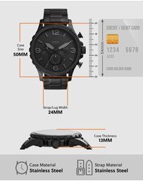 Fossil - Nate Men's Analogue Watch