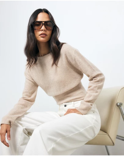 AERE - Lumi Merino Wool Knit Top