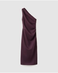 M.N.G - Asymmetrical Dress With Side Slit