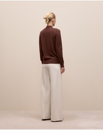 Trenery - Merino Mock Neck in Espresso