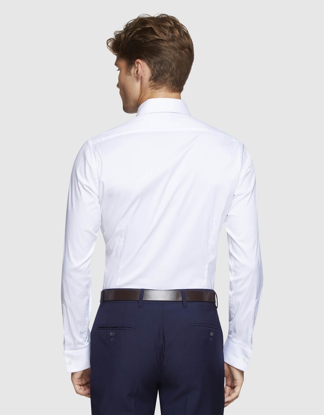 Oxford - White French Cuff Travel Shirt
