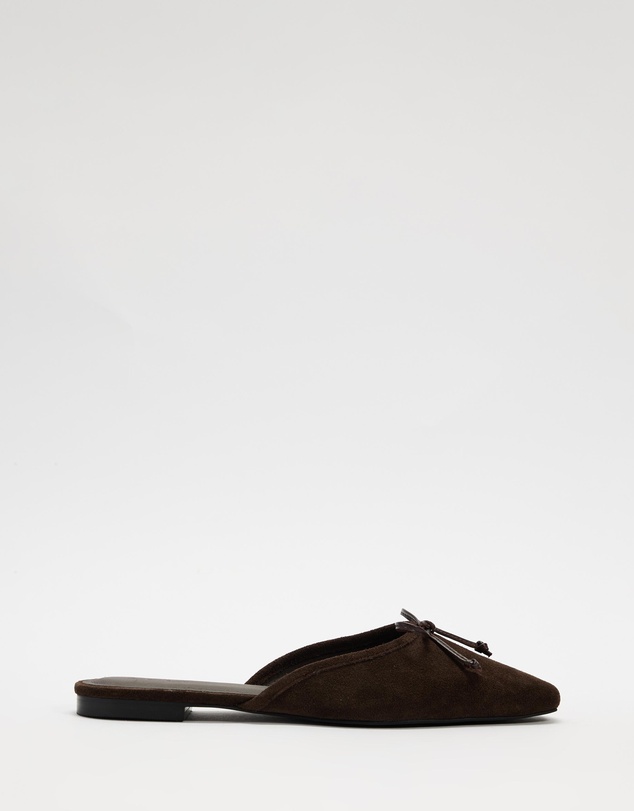 AERE - Slip On Suede Ballet Flats