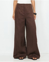 AERE - Leda Wide Leg Pants