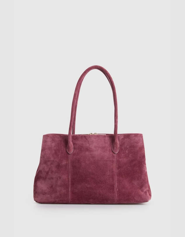 Evity - Noemie Leather Suede Tote Bag