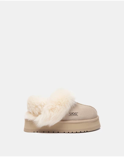 EVERAU - Australian Shepherd Ugg Nordell Cow Suede Upper House Shoes