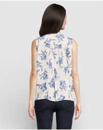 rag & bone - Arden Printed Sleeveless Blouse