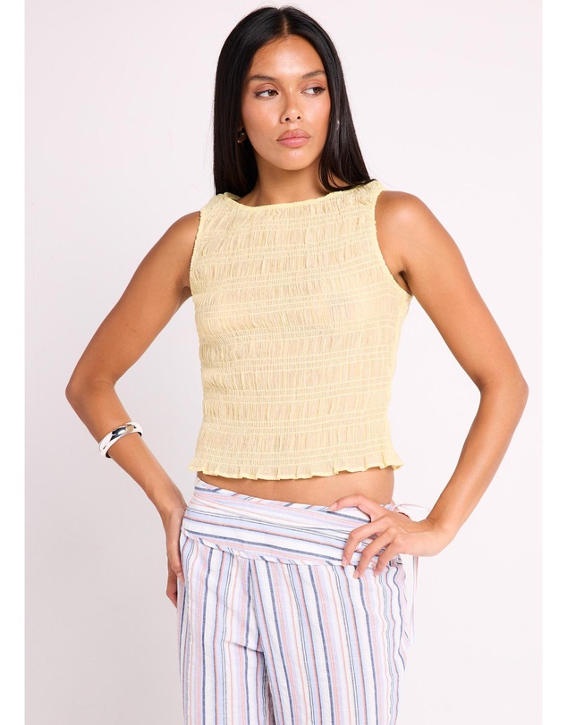 Subtitled - Amalia Shirred Top