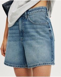 Cotton On - High 90 S Denim Short