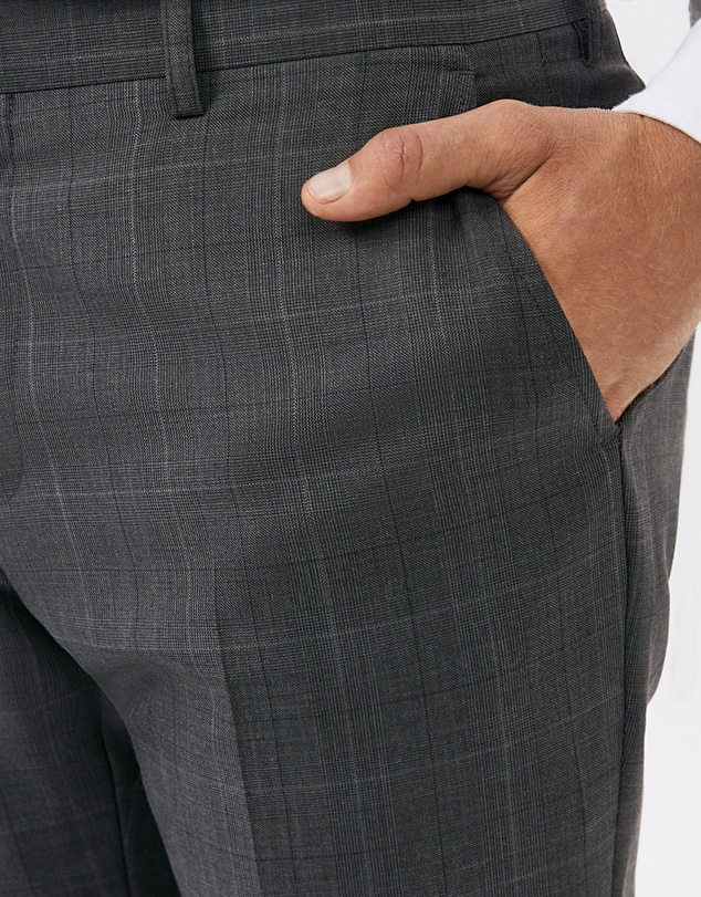 Van Heusen - Wool Check Suit Pant