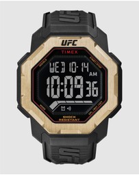 UFC - UFC Knockout Black Digital 48 mm Octagonal Dial with Black Strap
