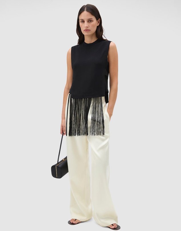 Oroton - Fringe Detail Top