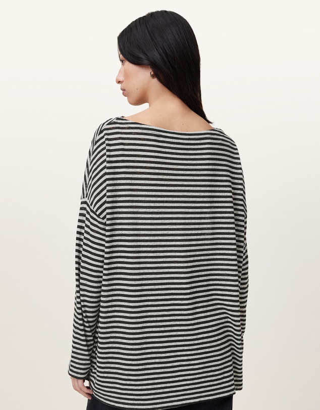 AllSaints - Rita Stripe Tee