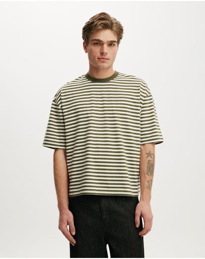 KHAKI  CLOUD STRIPE