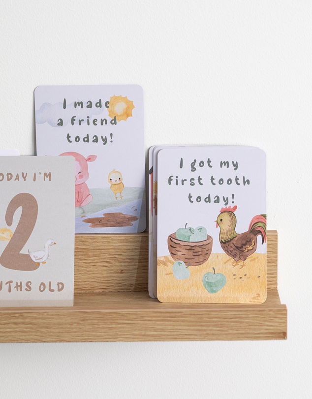 Living Textiles - Milestone Cards - Tractor Ride