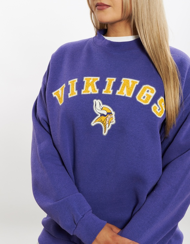 Vintage by The Real Deal - Pre Loved - 90s NFL Minnesota Vikings Sweatshirt