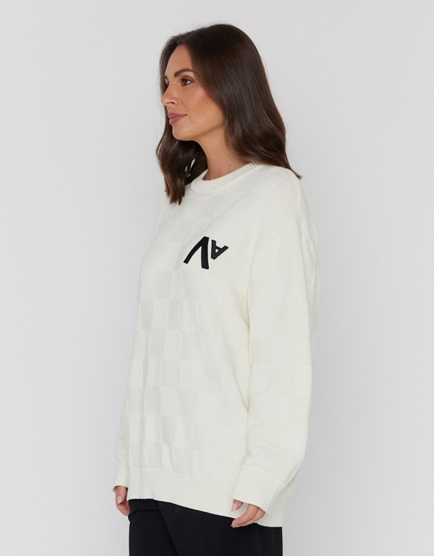 ALEXANDRA - Catier Knit Jumper Ivory